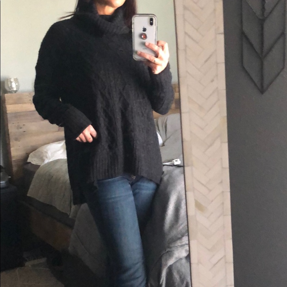 Free People oversized destroyed sweater